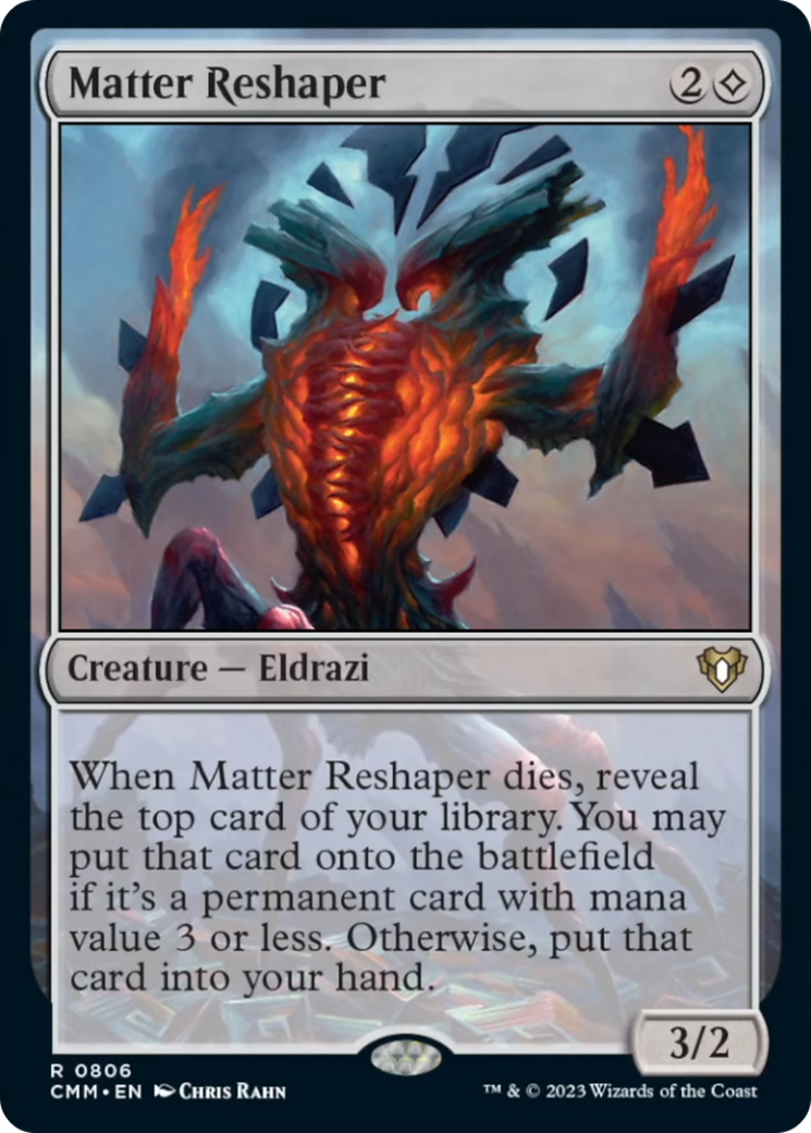 Matter Reshaper [Commander Masters] | Gate City Games LLC