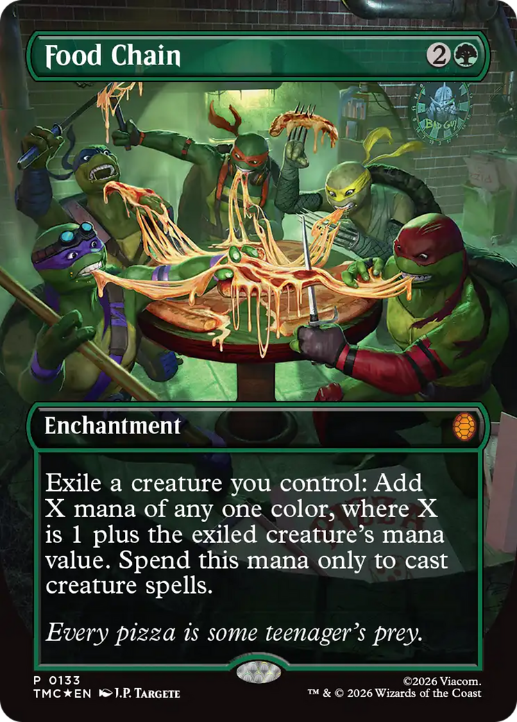 Food Chain (Borderless) [Teenage Mutant Ninja Turtles Commander] | Gate City Games LLC