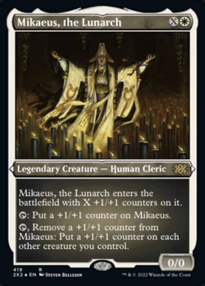 Mikaeus, the Lunarch (Foil Etched) [Double Masters 2022] | Gate City Games LLC