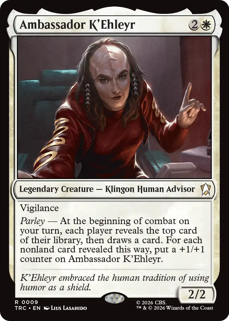 Ambassador K'Ehleyr (Surge Foil) [Star Trek Commander] | Gate City Games LLC