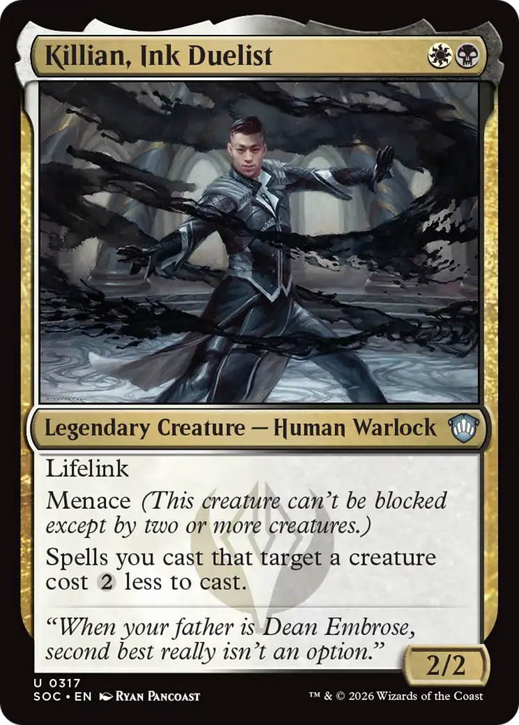 Killian, Ink Duelist [Secrets of Strixhaven Commander] | Gate City Games LLC