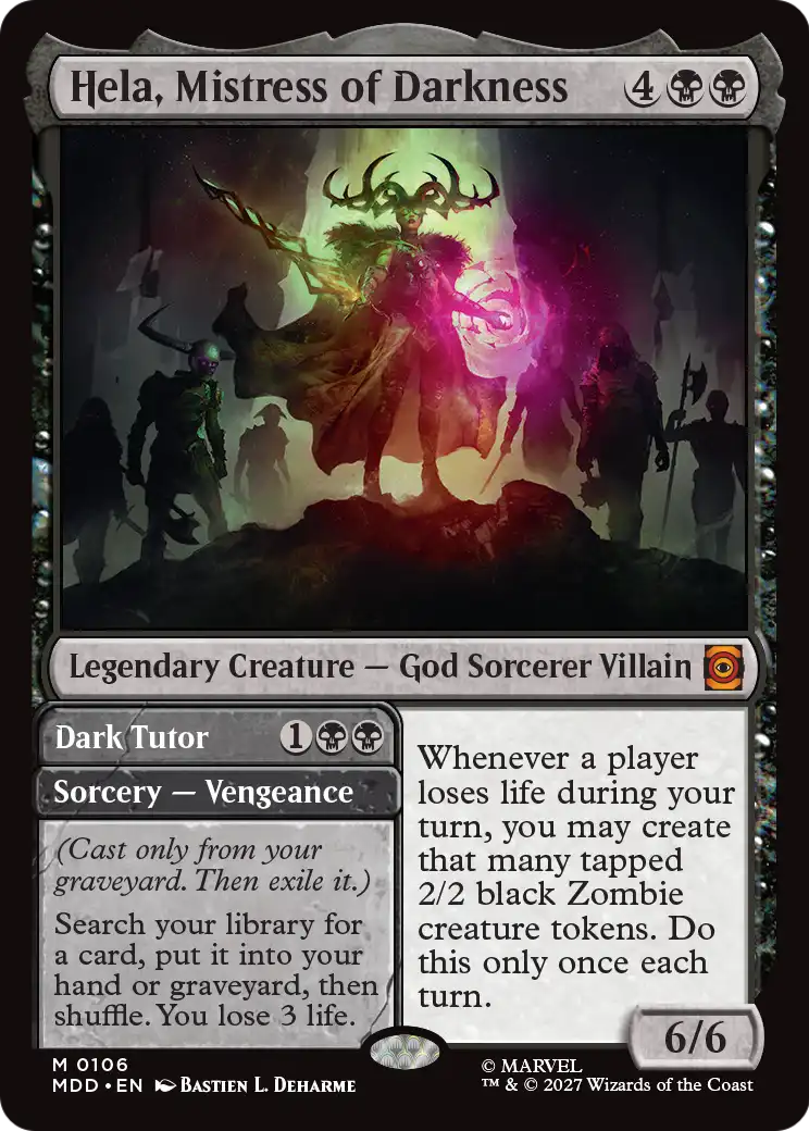 Hela, Mistress of Darkness [Marvel: Darkhold Destiny] | Gate City Games LLC