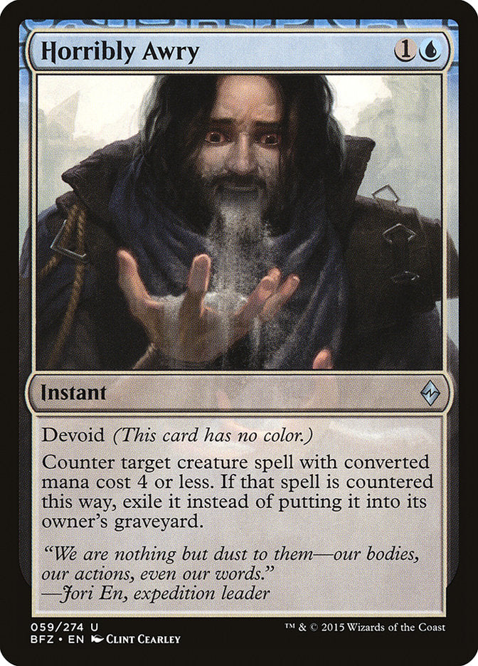 Horribly Awry [Battle for Zendikar] | Gate City Games LLC