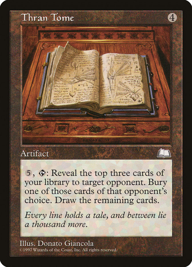 Thran Tome [Weatherlight] | Gate City Games LLC