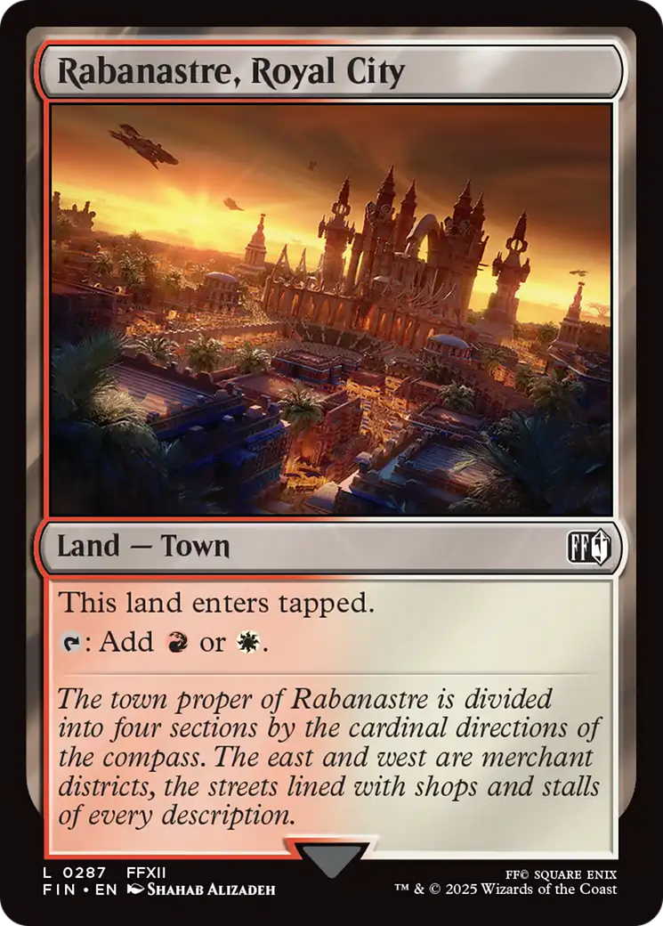 Rabanastre, Royal City [FINAL FANTASY] | Gate City Games LLC