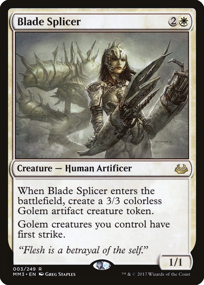 Blade Splicer [Modern Masters 2017] | Gate City Games LLC