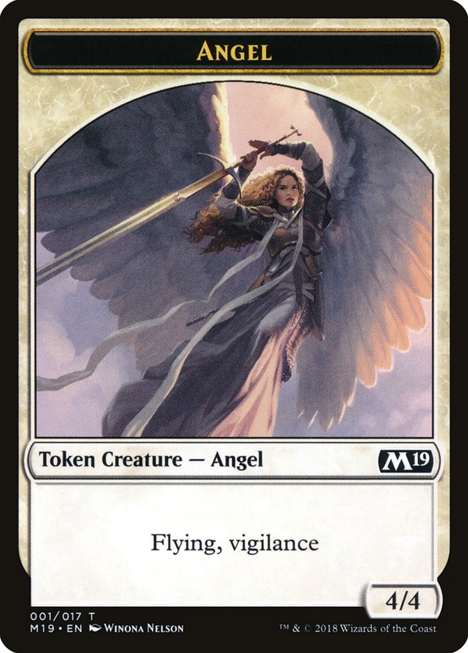 Angel Token [Core Set 2019 Tokens] | Gate City Games LLC