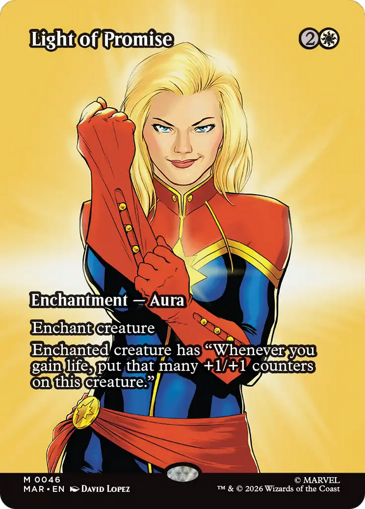 Light of Promise (Borderless) [Marvel Universe: Eternal-Legal] | Gate City Games LLC