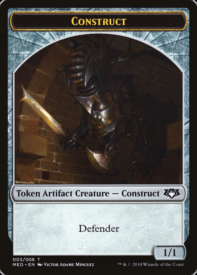 Construct Token (3) [Mythic Edition Tokens] | Gate City Games LLC