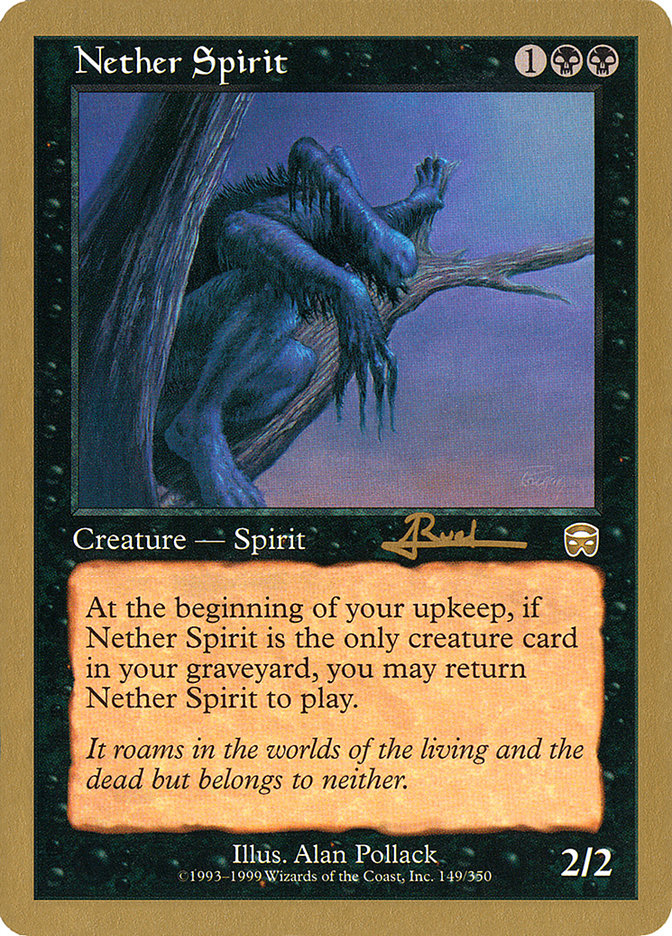 Nether Spirit (Antoine Ruel) [World Championship Decks 2001] | Gate City Games LLC