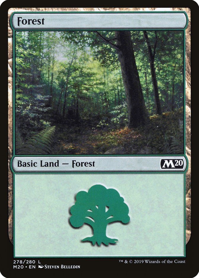 Forest (278) [Core Set 2020] | Gate City Games LLC