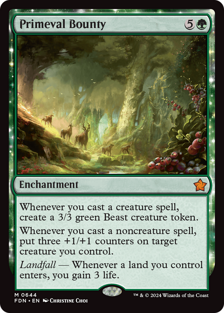 Primeval Bounty [Foundations] | Gate City Games LLC
