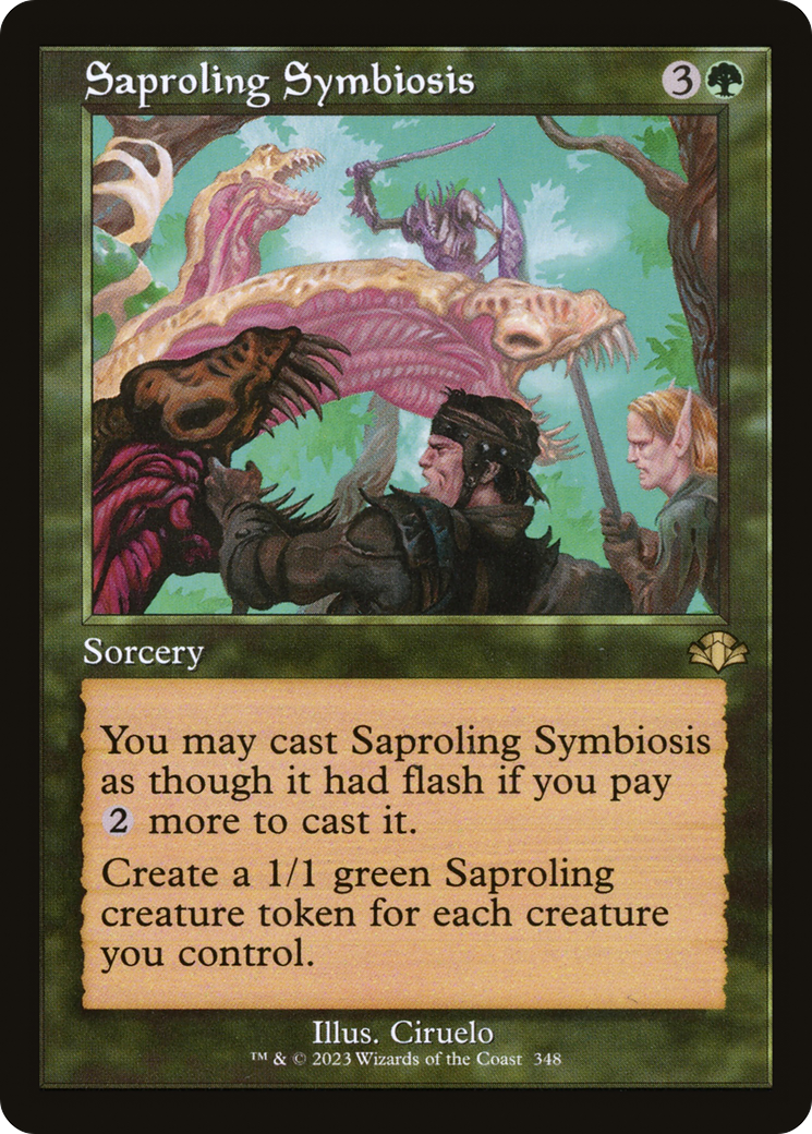 Saproling Symbiosis (Retro) [Dominaria Remastered] | Gate City Games LLC