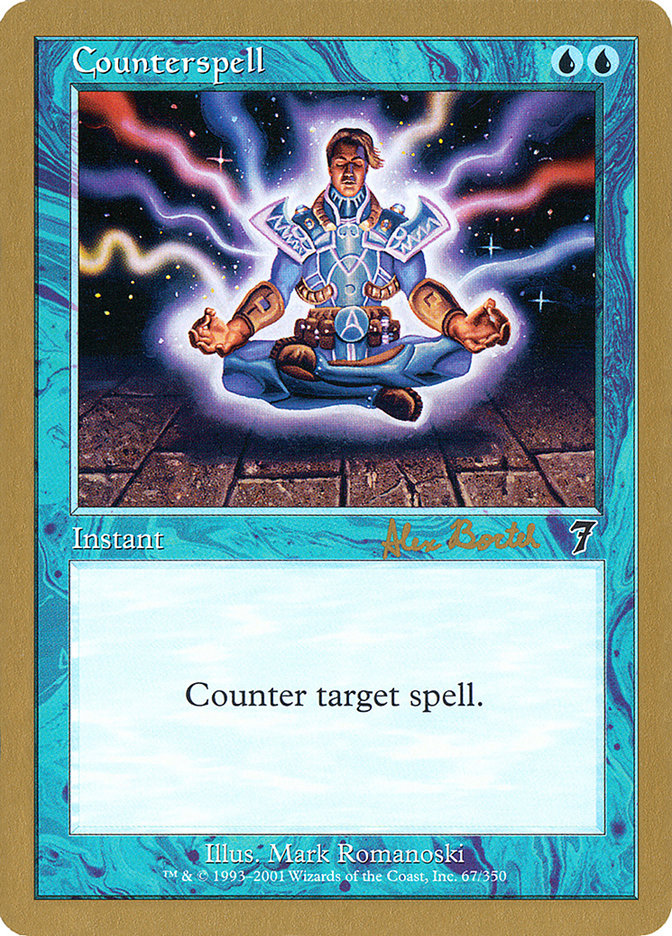 Counterspell (Alex Borteh) (7ED) [World Championship Decks 2001] | Gate City Games LLC