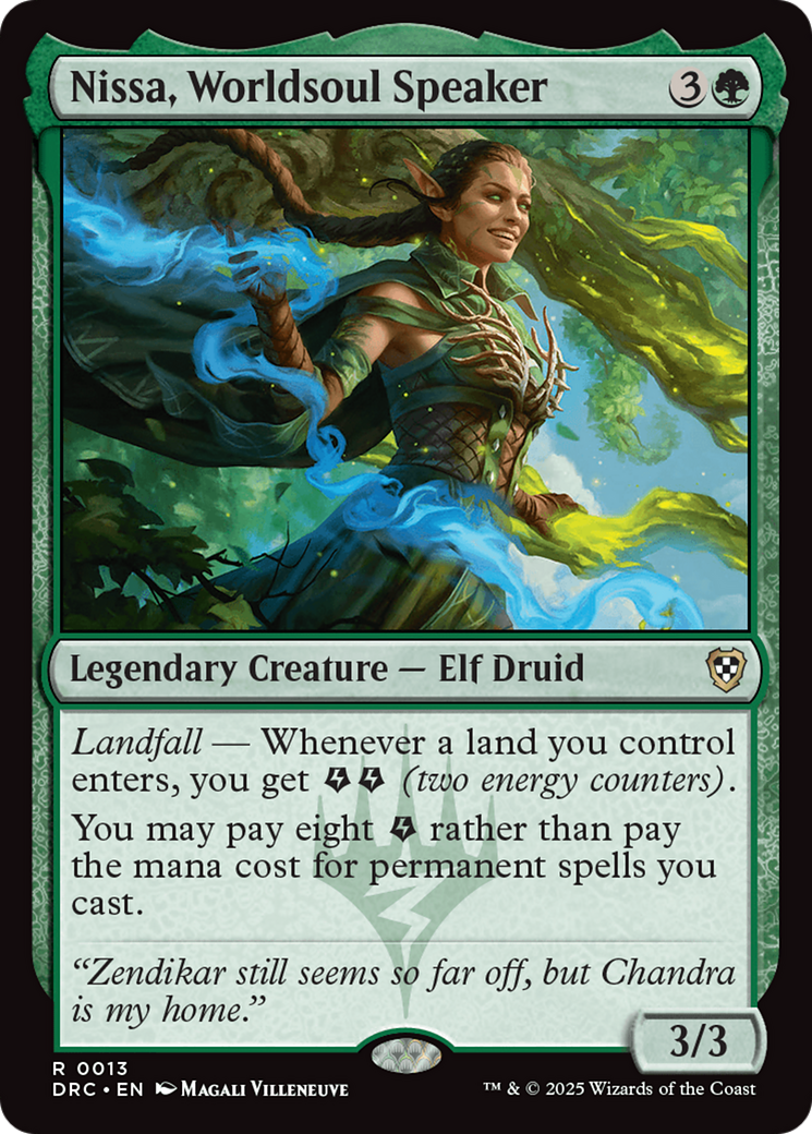 Nissa, Worldsoul Speaker [Aetherdrift Commander] | Gate City Games LLC