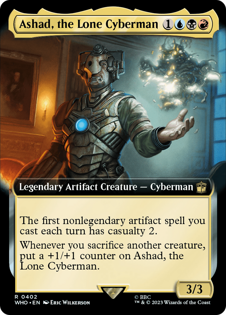 Ashad, the Lone Cyberman (Extended Art) [Doctor Who] | Gate City Games LLC