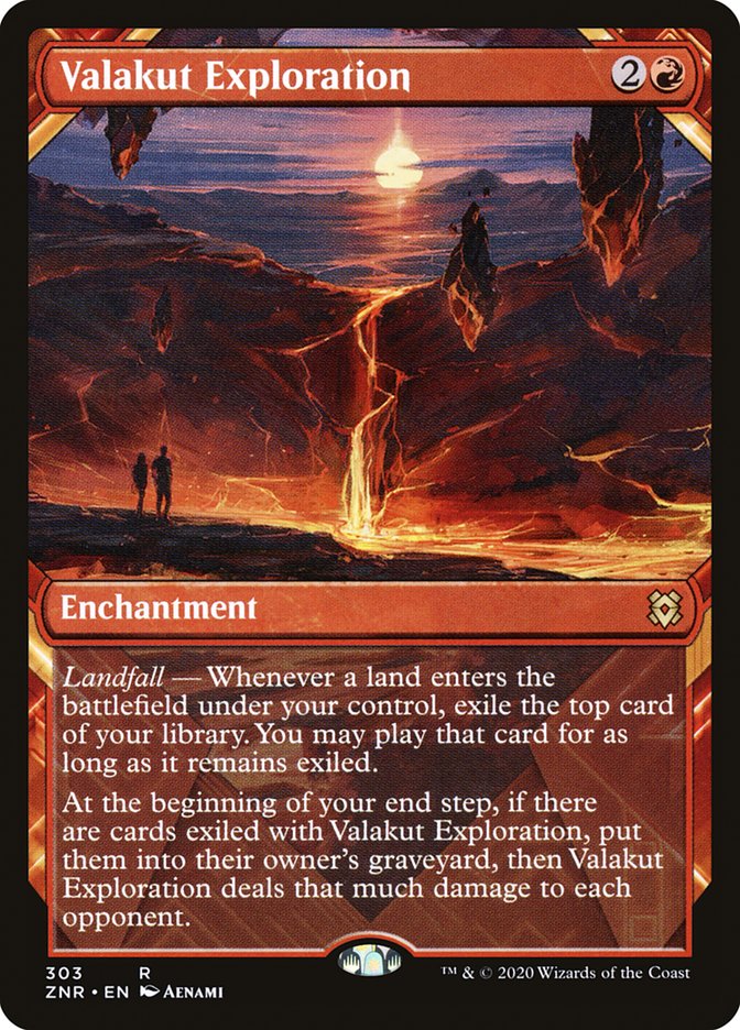 Valakut Exploration (Showcase) [Zendikar Rising] | Gate City Games LLC