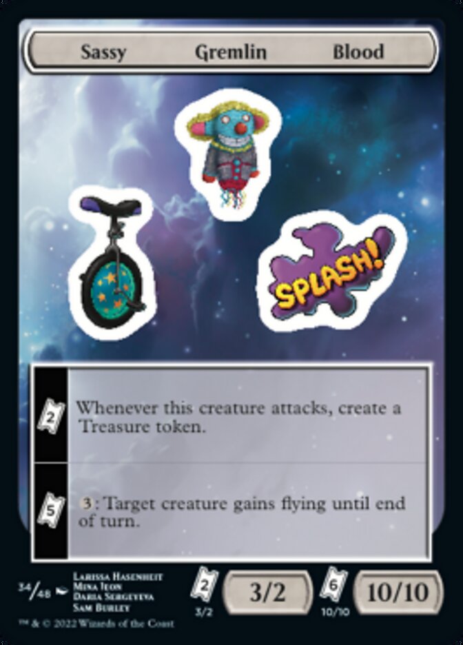Sassy Gremlin Blood [Unfinity Stickers] | Gate City Games LLC