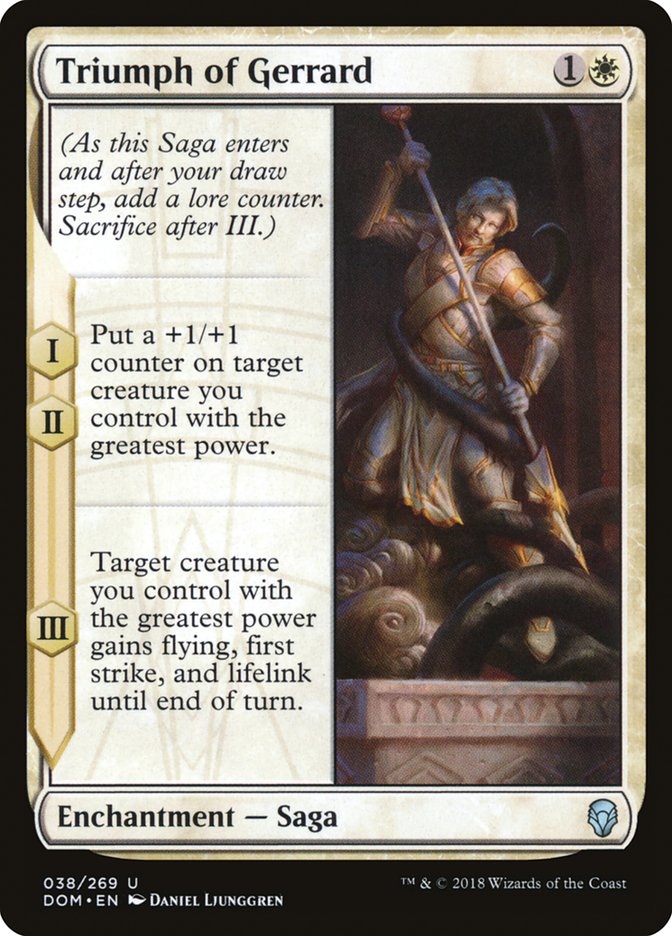 Triumph of Gerrard [Dominaria] | Gate City Games LLC