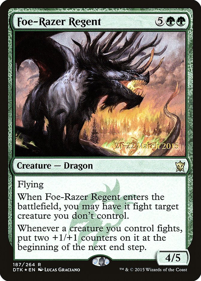 Foe-Razer Regent [Dragons of Tarkir Prerelease Promos] | Gate City Games LLC