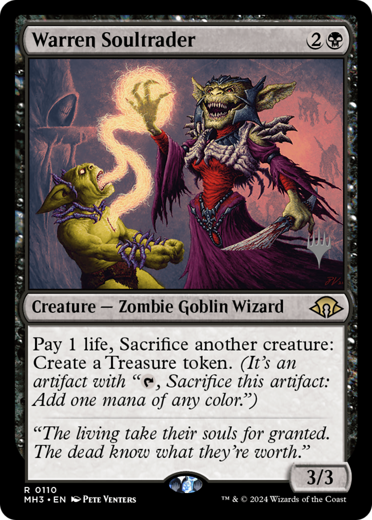 Warren Soultrader (Promo Pack) [Modern Horizons 3 Promos] | Gate City Games LLC