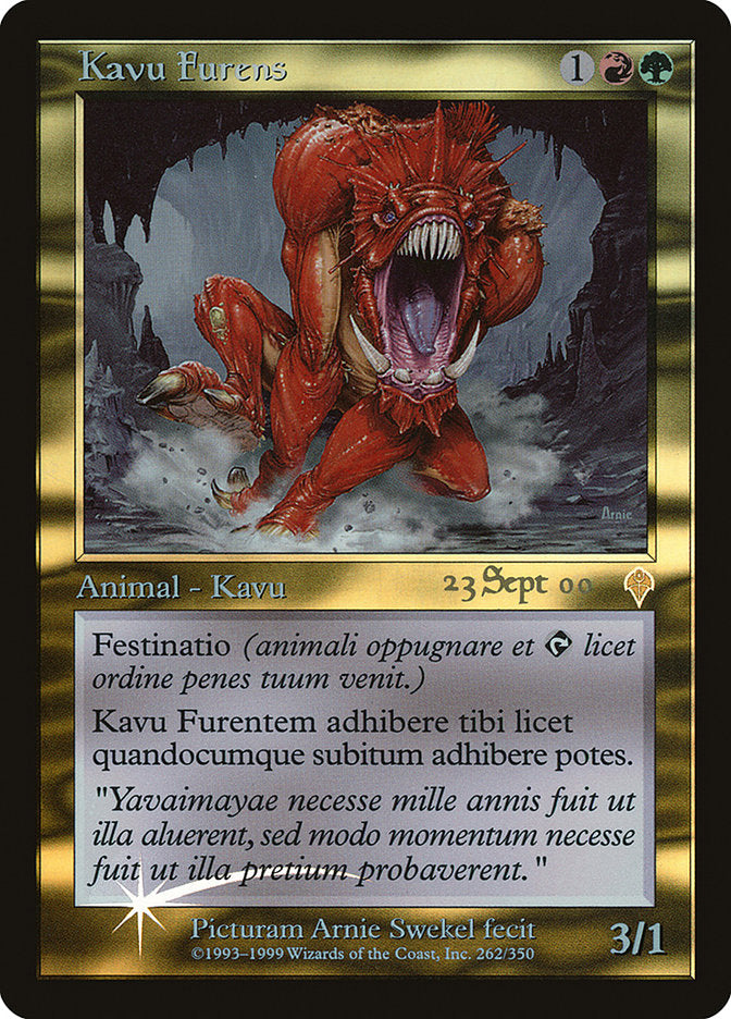 Raging Kavu [Invasion Promos] | Gate City Games LLC