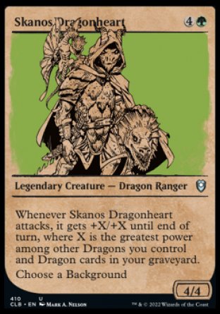 Skanos Dragonheart (Showcase) [Commander Legends: Battle for Baldur's Gate] | Gate City Games LLC