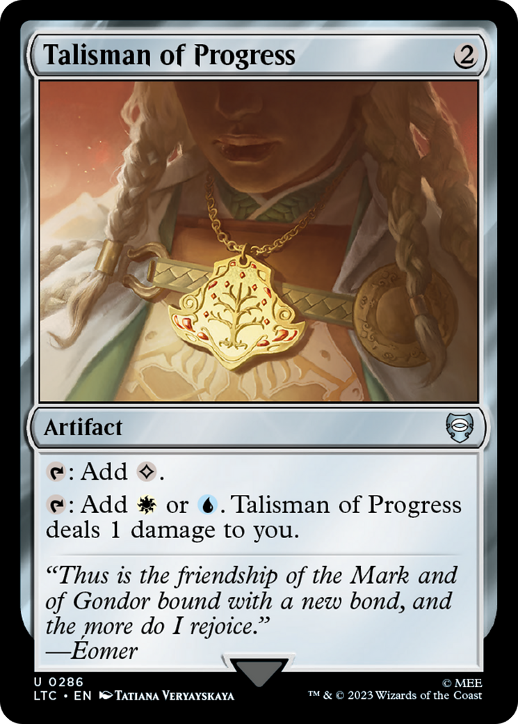 Talisman of Progress [The Lord of the Rings: Tales of Middle-Earth Commander] | Gate City Games LLC