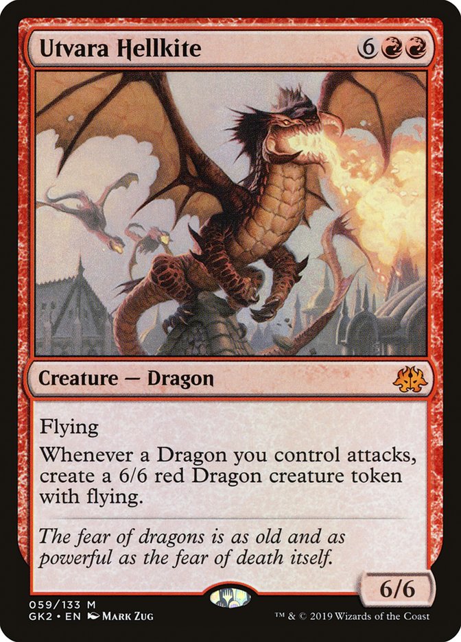 Utvara Hellkite [Ravnica Allegiance Guild Kit] | Gate City Games LLC