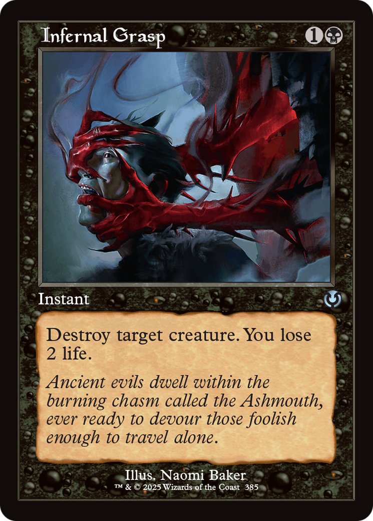 Infernal Grasp (Retro Frame) [Innistrad Remastered] | Gate City Games LLC