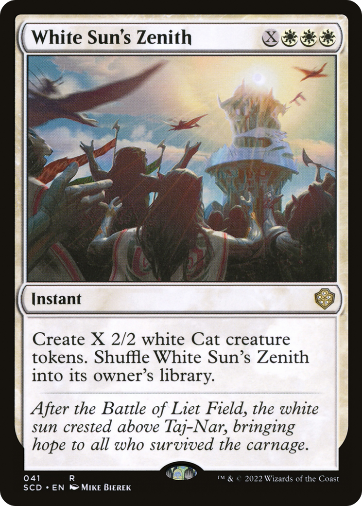 White Sun's Zenith [Starter Commander Decks] | Gate City Games LLC