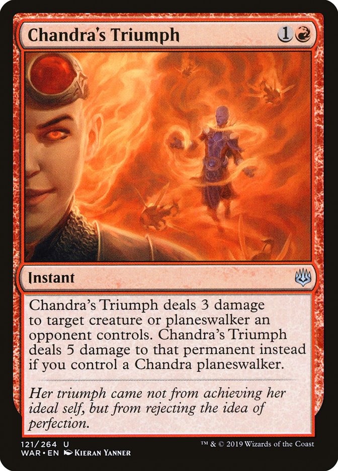 Chandra's Triumph [War of the Spark] | Gate City Games LLC
