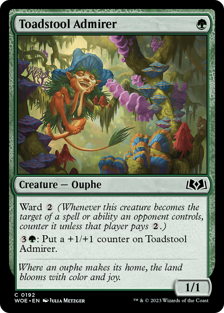 Toadstool Admirer [Wilds of Eldraine] | Gate City Games LLC