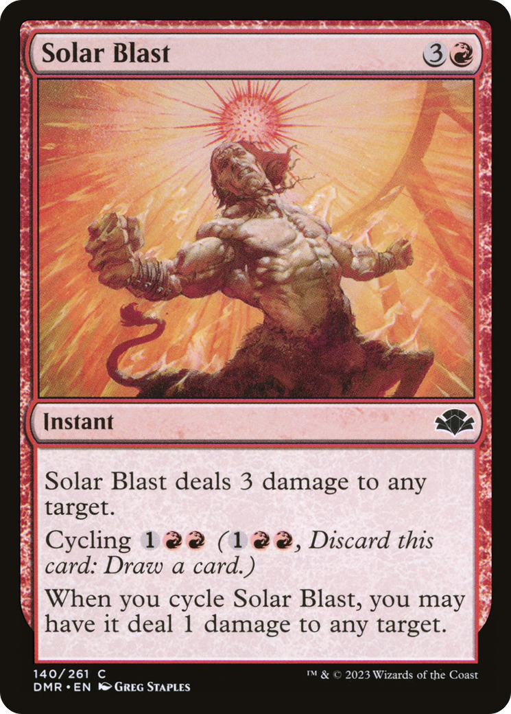 Solar Blast [Dominaria Remastered] | Gate City Games LLC