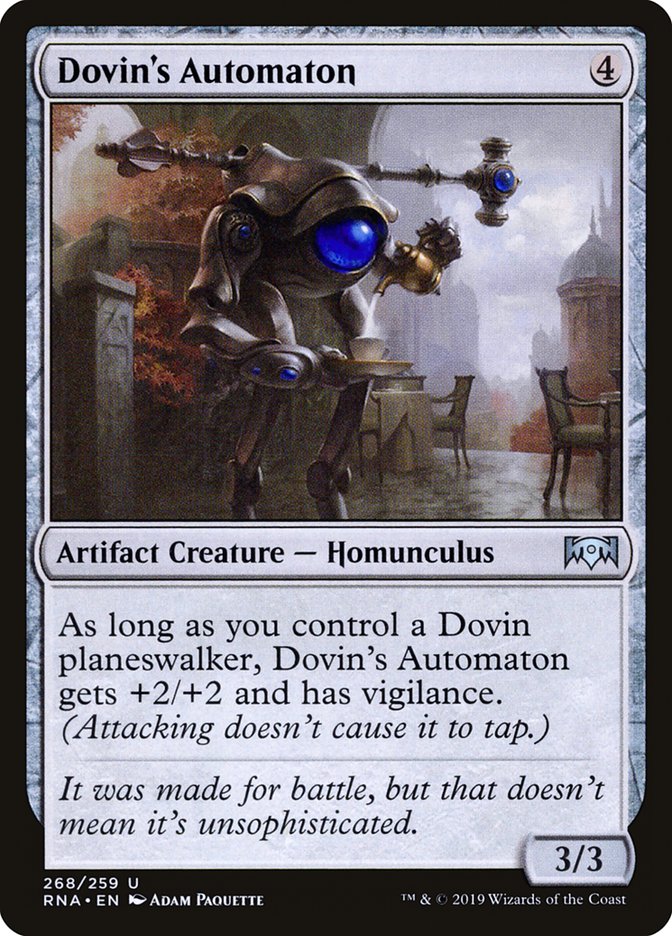 Dovin's Automaton [Ravnica Allegiance] | Gate City Games LLC