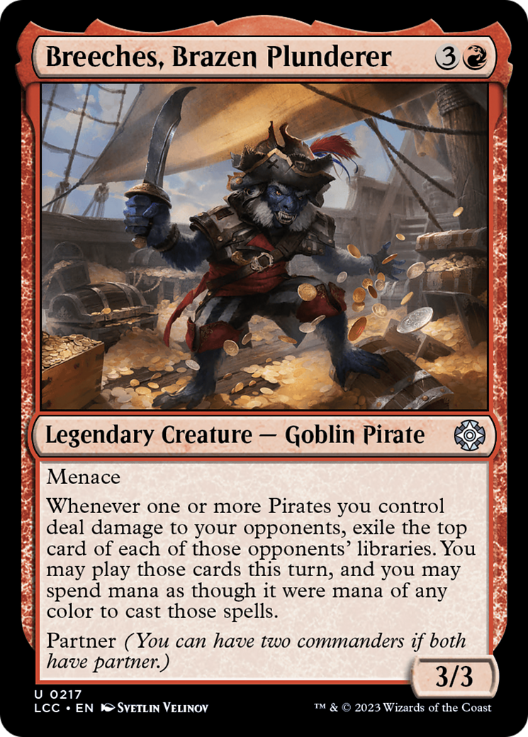 Breeches, Brazen Plunderer [The Lost Caverns of Ixalan Commander] | Gate City Games LLC
