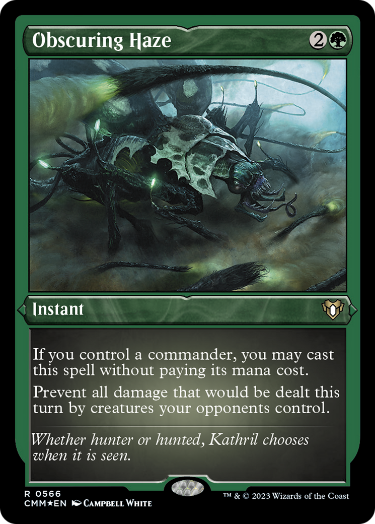 Obscuring Haze (Foil Etched) [Commander Masters] | Gate City Games LLC