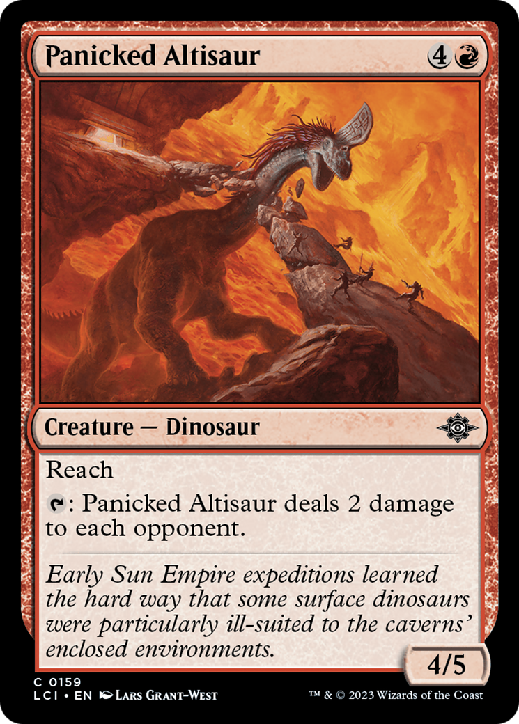 Panicked Altisaur [The Lost Caverns of Ixalan] | Gate City Games LLC