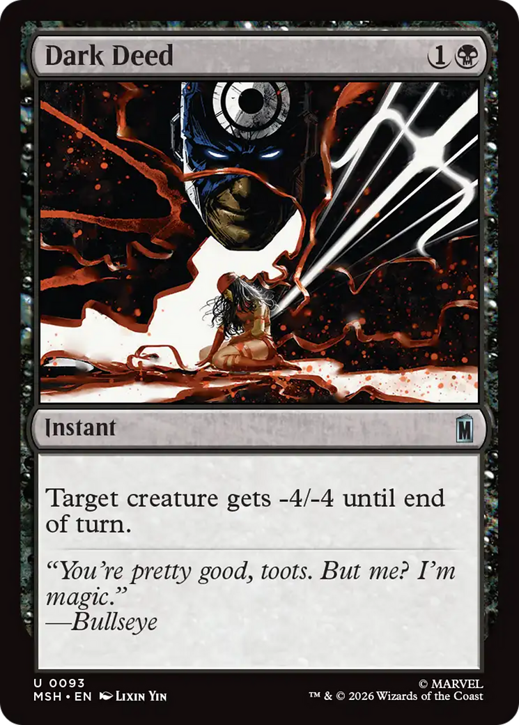 Dark Deed [Marvel Super Heroes] | Gate City Games LLC