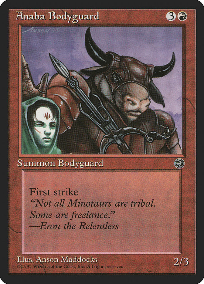 Anaba Bodyguard (Eron Flavor Text) [Homelands] | Gate City Games LLC