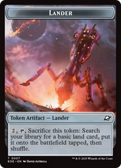 Robot // Lander (0007) Double-Sided Token [Edge of Eternities Tokens] | Gate City Games LLC