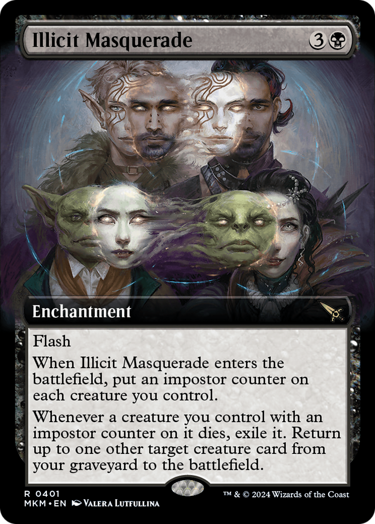 Illicit Masquerade (Extended Art) [Murders at Karlov Manor] | Gate City Games LLC