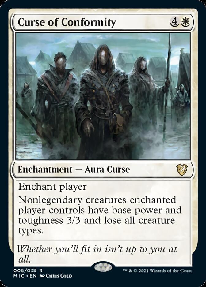 Curse of Conformity [Innistrad: Midnight Hunt Commander] | Gate City Games LLC