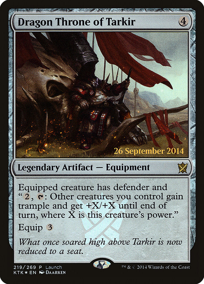 Dragon Throne of Tarkir (Launch) [Khans of Tarkir Prerelease Promos] | Gate City Games LLC