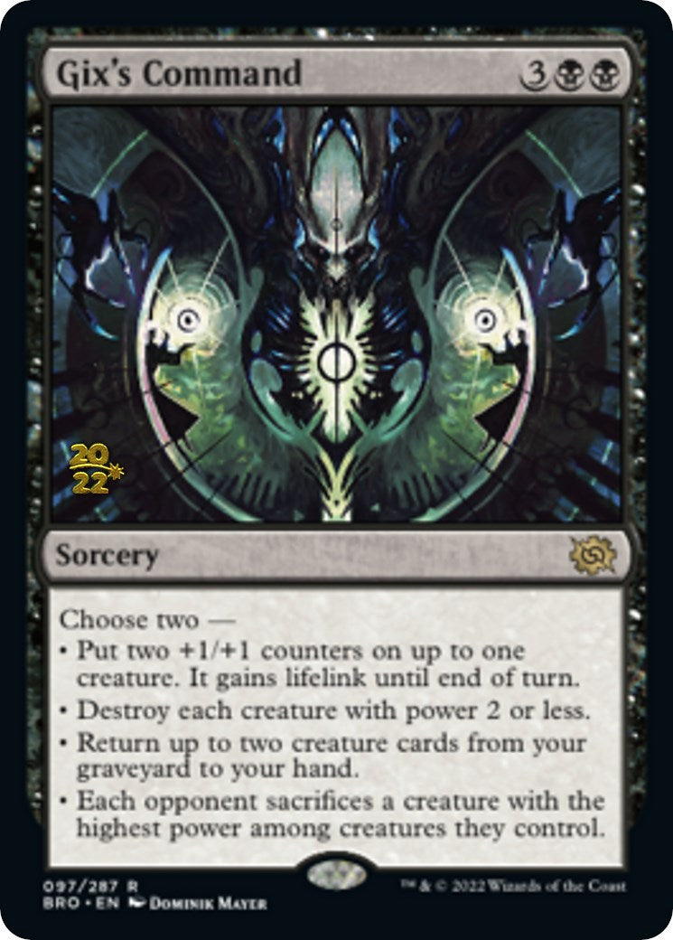 Gix's Command [The Brothers' War Prerelease Promos] | Gate City Games LLC