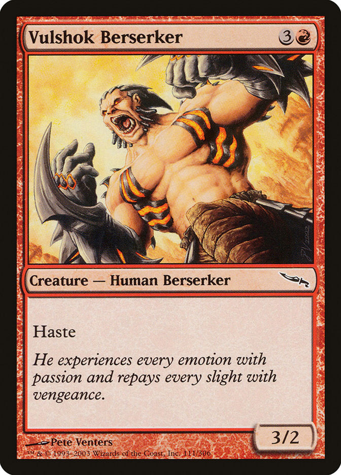 Vulshok Berserker [Mirrodin] | Gate City Games LLC