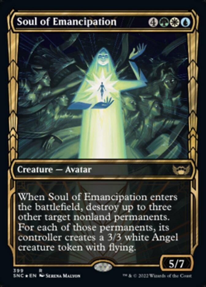 Soul of Emancipation (Showcase Golden Age Gilded Foil) [Streets of New Capenna] | Gate City Games LLC