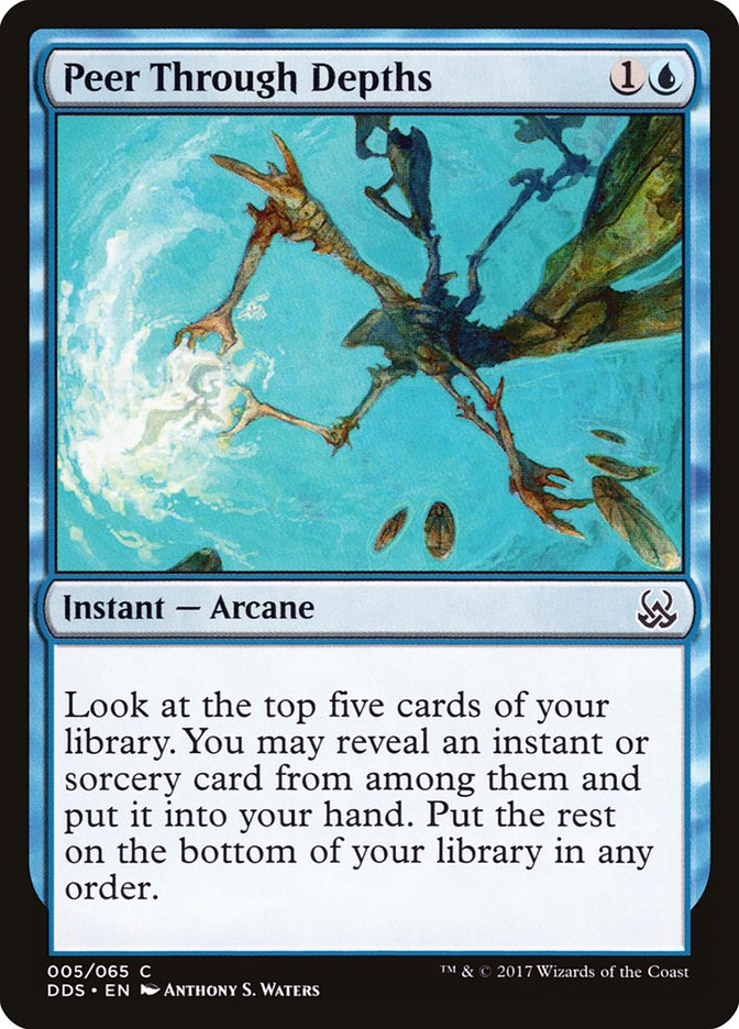 Peer Through Depths [Duel Decks: Mind vs. Might] | Gate City Games LLC