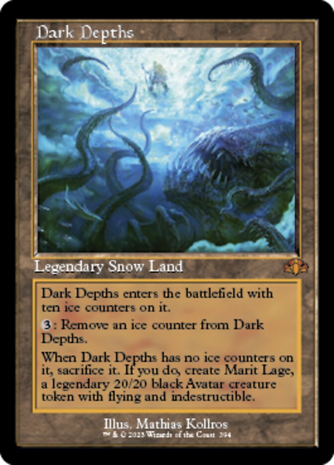 Dark Depths (Retro) [Dominaria Remastered] | Gate City Games LLC