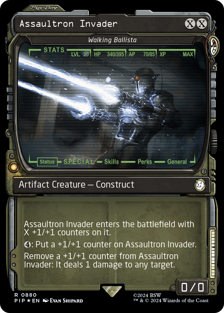 Assaultron Invader - Walking Ballista (Surge Foil) [Fallout] | Gate City Games LLC